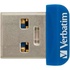 USB флеш накопичувач Verbatim 16GB Store 'n' Stay NANO Blue USB 3.0 (98709)