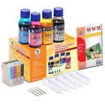 Комплект перезаправних картриджів WWM Epson C67/87/CX3700/4100/4700 (RC.T063)