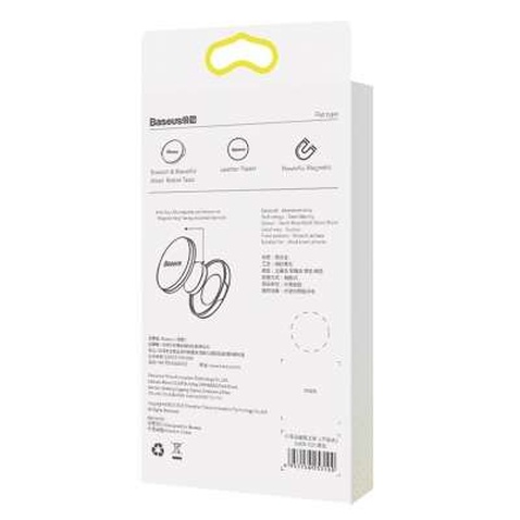Універсальний автотримач Baseus Small ears series Magnetic suction bracket (Flat type) black (SUER-C01)
