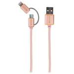 Кабель USB / Lightning SKROSS «2in1 Charge’n Sync Micro USB & Lightning Connector, Special Edit