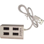 Концентратор USB TD4004 White USB2.0, 4 порти