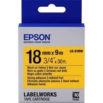 Стрічка для принтера етикеток EPSON LK5YBW (C53S655010)