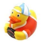 Іграшка для ванної LiLaLu Автомобіліст качка (L1826)