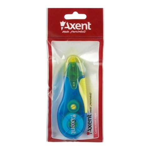 Коректор  Axent tape 5мм * 5м, blue-yellow (7006-01-А)