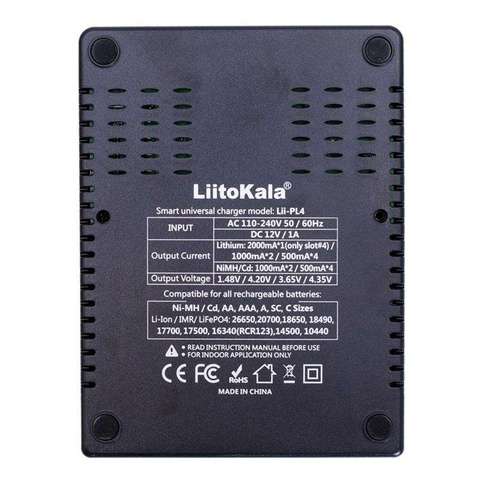 Зарядний пристрій для акумуляторів Liitokala Lii-PL4