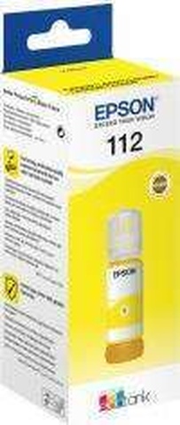 Чорнило EPSON 112 EcoTank Pigment Yellow ink (C13T06C44A)