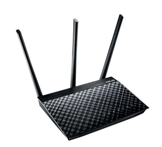 Маршрутизатор Wi-Fi ADSL модем Asus DSL-AC51 AC750, 1xRJ11, 2xFE LAN/WAN, 3 антени