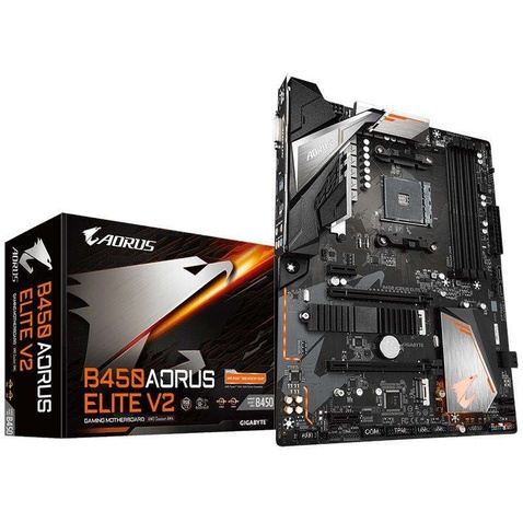 Материнська плата  GIGABYTE B450 AORUS ELITE V2
