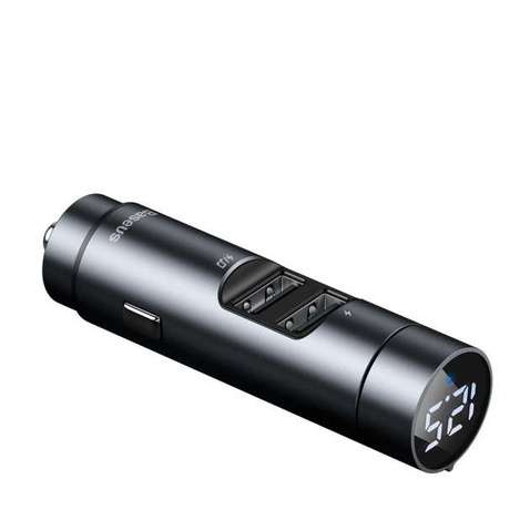 FM-трансміттер  Baseus Energy Wireless MP3 Charger Dark grey
