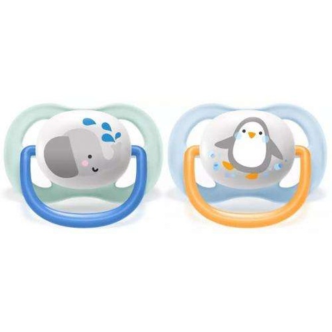 Пустушка Philips AVENT Ultra Air Animal для хлопчиків 0-6 міс (SCF080/05)