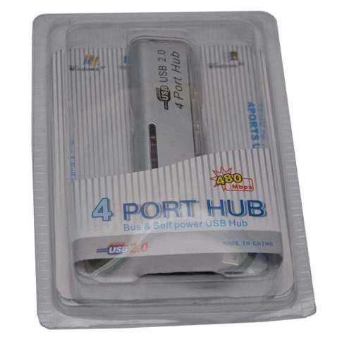 USB концентратор (Hub) Atcom TD4010 (11446) USB 2.0 4 ports