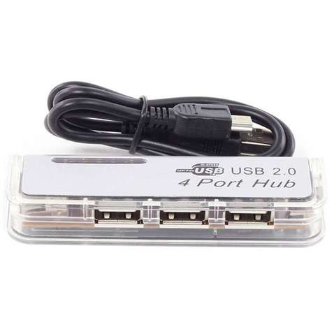 USB концентратор (Hub) Atcom TD4010 (11446) USB 2.0 4 ports