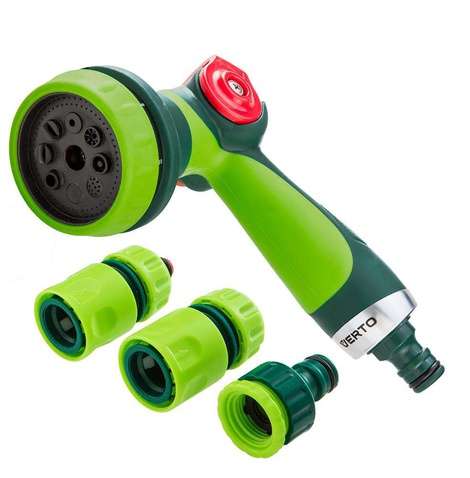 Зрошувач VERTO пістолетний, з'єднувачі, з коннектором 1/2 " 15G712