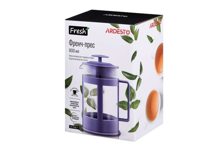 Френч-прес Ardesto Fresh 800 мл Фіолетовий