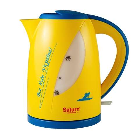 Електрочайник SATURN ST-EK8437U Yellow/Blue