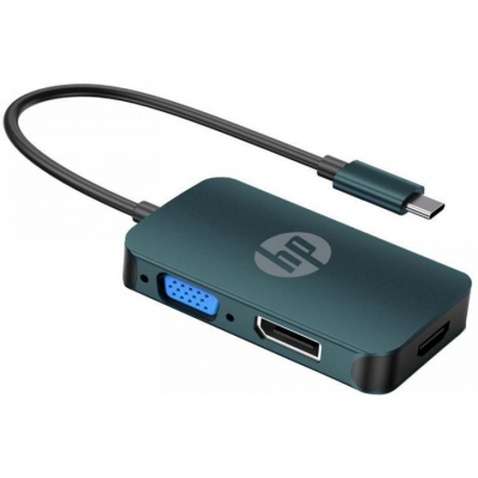 Порт-реплікатор HP USB3.1 Type-C --> HDMI/VGA/DP/, 0.2м (DHC-CT200)