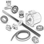 Шестерня магнітного валу HP LJ P1005/1505/1102/1566 AHK (3207111)