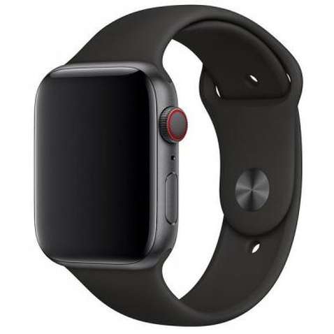 Ремінець до смарт-годинника Apple 44mm Sport Band Black - S/M & M/L (MTPL2ZM/A)