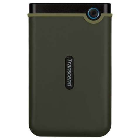 Зовнішній жорсткий диск HDD Transcend 2TB 2.5" USB 3.0 StoreJet 25M3G (TS2TSJ25M3G) Military Green