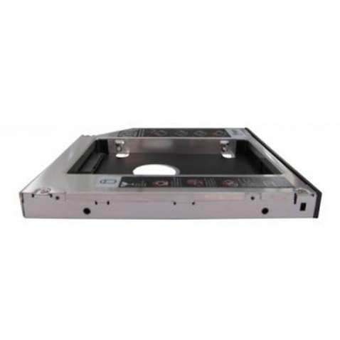 Фрейм-перехідник 2.5" для ноутбука (Laptop 2nd HDD Caddy) Maiwo NSTOR-9, 9.5mm, SATA, Aluminium