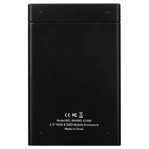 Кишеня зовнішня Maiwo K2568 2.5" SATA/SSD Black