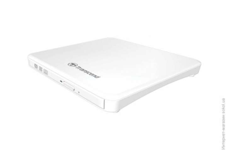 Оптичний привід (дисковод) Transcend TS8XDVDS-W Ultra Slim White USB 2.0