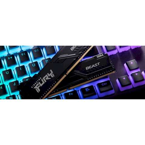 Оперативна пам'ять Kingston DRAM 32GB 3200MHz DDR4 CL16 DIMM (Kit of 2) 1Gx8 FURY Beast Black