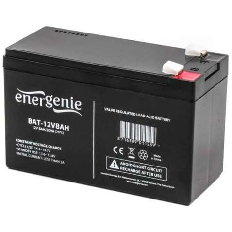 Акумуляторна батарея для ДБЖ EnerGenie 12V 8AH (BAT-12V8AH)