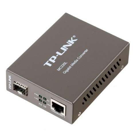 Медіаконвертер TP-LINK MC220L Gigabit Fiber Converter