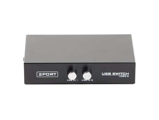 Концентратор Gembird 2 Port USB 2.0 PC to Scanner Printer Sharing Switch Box (DSU-21)