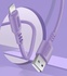 Кабель  1m USB 2.0 / Lightning Colorway (CW-CBUL044-PU) (soft silicone) 2.4А Purple
