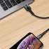 Кабель  ColorWay USB-microUSB, nylon, 2.4А, 1м, Black (CW-CBUM045-BK)