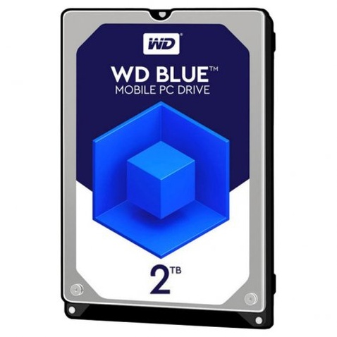 Жорсткий диск для ноутбука SATA2.5" 2TB 6GB/S 128MB BLUE WD20SPZX WDC