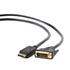 Кабель Cablexpert (CC-mDPM-DVIM-6) miniDisplayport - DVI, вилка / вилка, 1.8м, чорний
