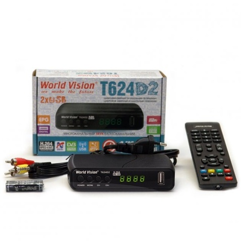 ТВ-Тюнер WorldVision T624D2 DVB-T2 (Дисплей)