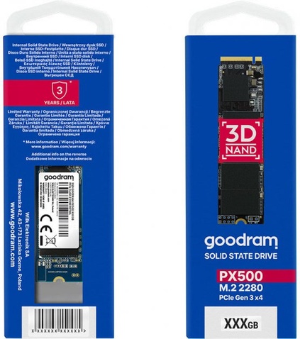 Накопичувач SSD M.2 2280 256GB PX500 Goodram (SSDPR-PX500-256-80-G2)