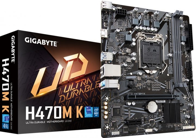 Материнська плата GIGABYTE H470M K s1200 2*DDR4 HDMI 1*M.2 mATX