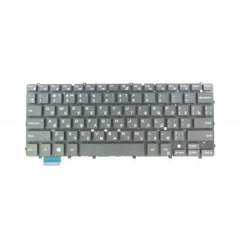 Клавіатура для ноутбука DELL (Inspiron: 7347, 7348) rus, black, без фрейма, подсветка клавиш