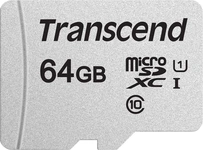 Карта памяті MicroSDXC 64GB Transcend 300S Class 10 UHS-I U1 (TS64GUSD300S)