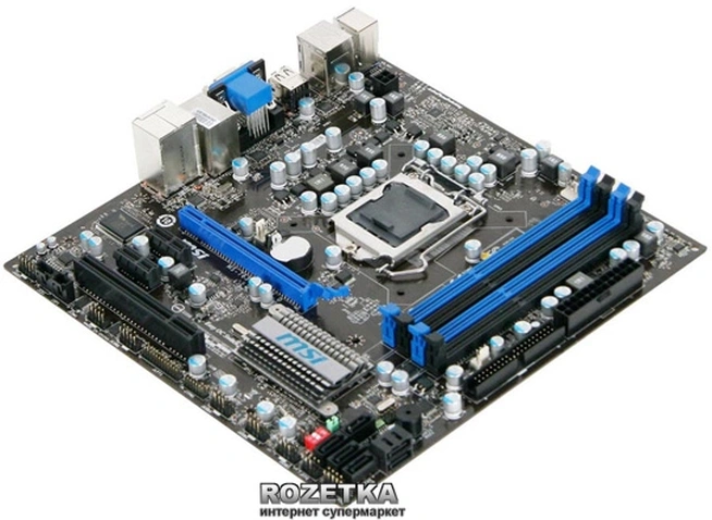 б\в Материнська плата MB MSI H55M-E33 +I5-650