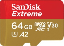 Карта пам'яті 64GB SanDisk Class 10 UHS-I U3 Extreme For Mobile Gaming A2 V30 (SDSQXAH-064G-GN6GN)