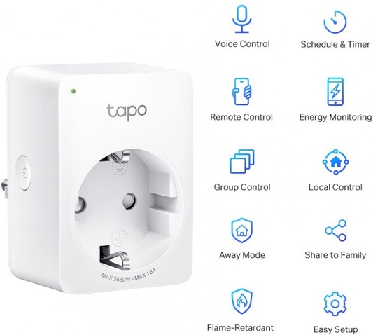 Розумна розетка  TP-Link Tapo P110