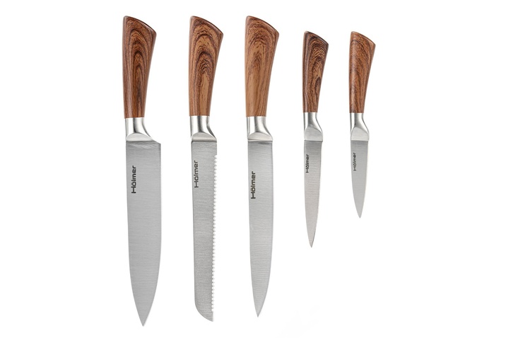 Набір кухонних ножів  Holmer Present (KS-66125-PSSSW)