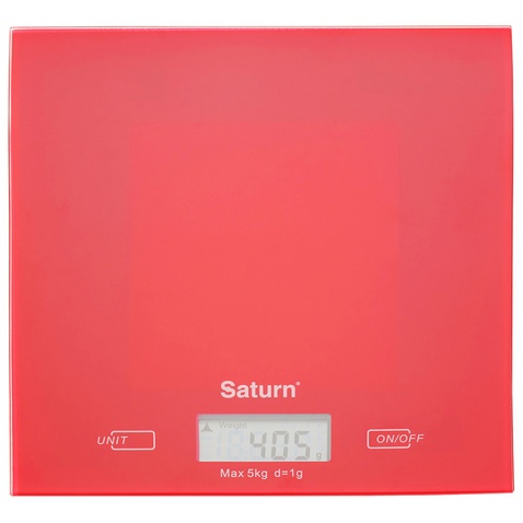 Ваги кухонні Saturn ST-KS7810 Red