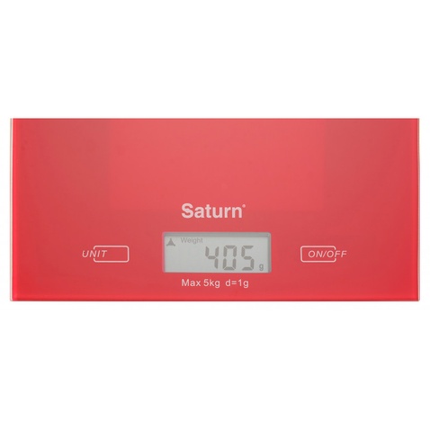 Ваги кухонні Saturn ST-KS7810 Red