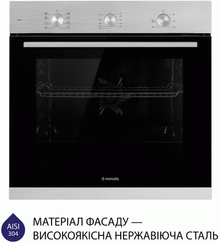 Духова шафа  Minola EO 684 INOX