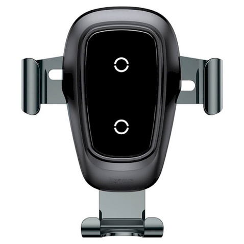 Автомобільний тримач  Baseus Wireless Charger Gravity Car Mount black (WXYL-B0A)