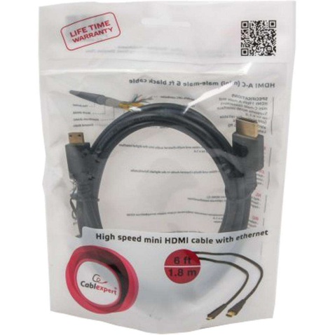 Кабель HDMI to HDMI C (mini) 1.8m Cablexpert (CC-HDMI4C-6)