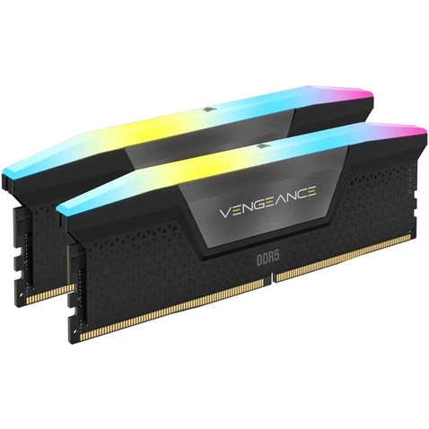 Модуль пам'яті для комп'ютера DDR5 32GB (2x16GB) 6000 MHz Vengeance RGB Corsair (CMH32GX5M2D6000Z36K)