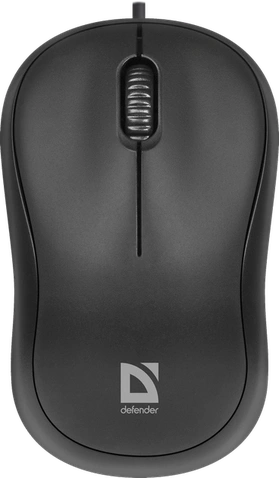Мишка Defender Patch MS-759 Black для ноутбука, USB, 1000 dpi, 2, 1.1 м